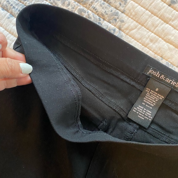 JOSH & ARIELLE dressy black stretchy pants. NEW - Picture 9 of 9